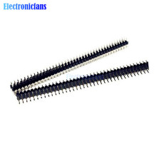 diymore 10PCS 2X40 PIN Double Row Male 2.54MM Pitch PIN Header Connector Strip 2X40PIN 2*40 40p 40PIN for Arduino PCB Board 2024 - buy cheap