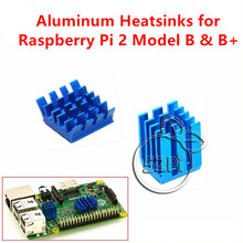 Disipador de calor para Raspberry Pi 3 / 2 Modelo B, juego de disipador térmico de aluminio con adhesivo, 1 Juego de 2 uds. 2024 - compra barato