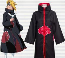 Japanese Anime Naruto cosplay costume Akatsuki Organization Members Cloak Ninja Uniform 4xl 5xl dress  Halloween Cosplay Costume 2024 - buy cheap