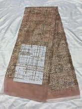 Opção de 2 cores sofisticada com glitter africano índia vestido enfeitado com contas para casamento 2024 - compre barato