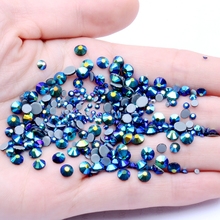 Hotfix Rhinestones Crystal Jet AB Color with Glue Backing Iron On Perfect For Clothes Shoes Dresses DIY Decorations 2024 - buy cheap