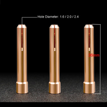 Free Shipping 10Pieces/Lot QQ150 TIG Welding Torch Accessories Red Pure Copper / Brass Tungsten Needle Clip 2024 - compre barato
