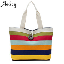 Aelicy Girl Handbag @ Fashion Lady Shopping Bag Canvas Tote Messenger Bag for women 2020 bolsa feminina drop ship  hot selling 2024 - buy cheap