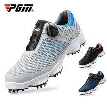 Pgm-zapatos de Golf de marca para hombre, zapatillas transpirables impermeables, deportes profesionales, antideslizantes, atléticos, D0575 2024 - compra barato