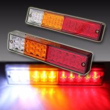 2 X 20 LED ATV Trailer Truck RV Lorry LED Tail Light Fog Lamps Car Rear Lights Taillight Stop Reverse Brake Turn Signal Lights 2024 - buy cheap