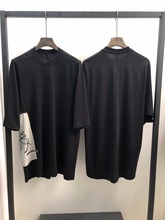19ss-camiseta de homens em 100% algodão, estilo gótico, roupas masculinas, camisetas de verão, para mulheres, tipo preto 2024 - compre barato