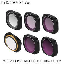 Estabilizador de cámara para DJI OSMO Pocket 2, aleación de aluminio, adsorción magnética, MCUV, CPL, ND, 8, 4, 16, 32, 64 2024 - compra barato