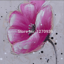 Love pink or purple romantic Valentine's art gift handmade modern flower painting for wall decoration flowers oil painting 2024 - buy cheap
