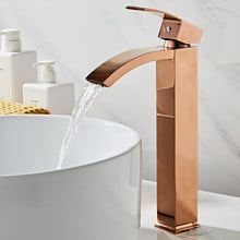 Basin Faucet Bathroom Sink Rose Gold Brass Faucet Single Handle Hole Faucet Basin Tap Grifo Lavabo Wash Hot Cold Mixer Tap Crane 2024 - buy cheap