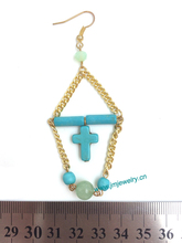wholesale handmade Ethnic jewelry vintage dangle earrings with crucifix pendants earrings summer style nickel free 2024 - buy cheap