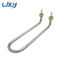 LJXH Curved U-shaped Tubular Water Heater Parts, 304SUS+copper Heating Element for Noodle Pot Soup Stove, AC110V/220V, M16/M18 2024 - buy cheap