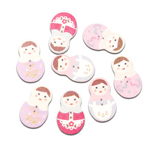 50pcs Mixed Wooden Bib Buttons For Clothing Needlework Scrapbooking Wood Botones Decorative Crafts Diy Accessories 2024 - buy cheap