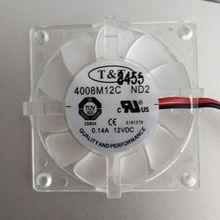 Ventilador para placa de vídeo t & t 4008m12c nd2 12v 0.14a 4cm, usado 2024 - compre barato