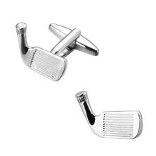 C-MAN Luxury shirt SILVERY GOLF Cufflinks brand Hipster Cufflinks For Men Gift for Husband Gift for High Quality Men Gift 2024 - buy cheap