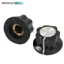 5PCS 16mm Rotary Control Turning Knob for Hole 6mm Dia. Shaft Potentiometer New 2024 - buy cheap