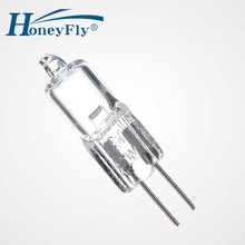HoneyFly 20 штук галогенная лампа G4 12В 10 Вт, 20 Вт, хит продаж духовка лампа высокой Температура устойчивый ясный с украшением в виде кристаллов теплый белый для внутреннего коммерческого 2024 - купить недорого