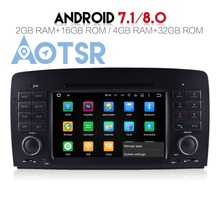 Radio con GPS para coche, reproductor multimedia con Android 8,0 puro, 4 + 32GB, DVD, estéreo, 2 din, para Mercedes Benz R W251(2006-2012) 2024 - compra barato