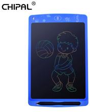 CHIPAL 10 Polegada Colorido LCD Desenho Tablet Gráfico Digital Tablets Escrita Pintura Pad Placa + Caneta de Toque Eletrônico/Bateria 2024 - compre barato