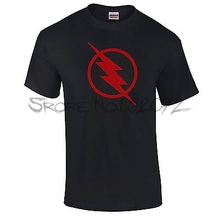 Camiseta con logotipo de Flash inverso para hombre, camisa con ZOOM de verano, universo paralelo, Top de Fan para hombre, The STAR Labs 2024 - compra barato