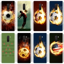 Чехол для футбольного мяча Fire Football Мягкий силиконовый чехол для телефона случай для redmi Примечание 4 5 6 7 NOTE 4X 5A 5 6 для redmi 4 4A 4X 5A 5 PLUS 6 pro 2024 - купить недорого