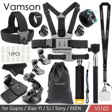 Vamson Accessories for Gopro Hero7 6 5 4 3+ Kit Mount Adapter Monopod for SJCAM for Xiaomi YI 4K for EKEN H9r Sport Camera VS102 2024 - buy cheap