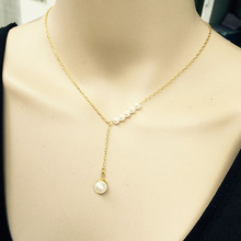 Fashion Necklaces for Women imitation pearl Chain present Pendent Women Statement Simple necklace female bijoux femme 2024 - buy cheap