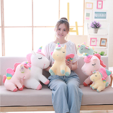 25-55cm Unicorn Plush Toy Cute Unicorn Doll Animal Stuffed Unicornio Soft Pillow Baby Kids Toys for Girl Birthday Christmas Gift 2024 - buy cheap