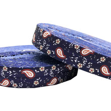 10Yards 15mm Paisley Print Fold over elastic Webbing Wedding decoration Hair bands Hair ornament sewing accessories 2024 - buy cheap