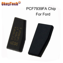 Okeytech-chave de carro remota com chip pcf7939fa, para carros ford ecosport edge porcelana/250/350/450/550, transponder com chip de substituição 2024 - compre barato