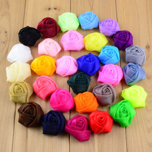 30pcs/lot 30 Color U Pick 1.5 Inch Rolled Chiffon Gauze Rose Flowers Hand Bouquet Rosettes DIY girls Hair Accessories MH30 2024 - buy cheap
