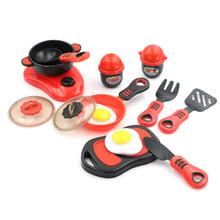 Kids Children House Kitchen Pretend Play Toys Simulation Plastic Utensils Cooking Food Dishes Pots Pans Cookware Toys 1 Set 2024 - buy cheap