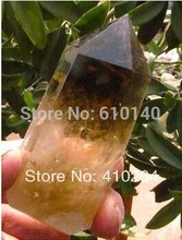 Frete grátis cura de ponto de quartzo esfumaçado citrino natural aaa 2024 - compre barato