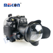 Водонепроницаемый чехол для подводной камеры Canon EOS 600D + лоток для двух рук + купол 67 мм рыбий глаз 2024 - купить недорого