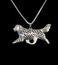 Golden Retriever movement necklace dog pendant jewelry gold colors plated 2024 - buy cheap