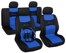 Cubiertas de asiento de coche de alta calidad ajuste Universal de poliéster 3MM esponja compuesta estilo de coche lada fundas para coche accesorios de cubierta de asiento 2024 - compra barato