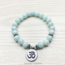 SN1030 Fashion Om Bracelet Power Beads Women Bracelet Fashion Yoga Jewelry Wholesale Best Gift For Her Free Shipping 2024 - buy cheap