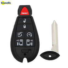 Carcasa para mando a distancia inteligente, carcasa de 6 + 1 botones sin llave, Fobik, fob, para DODGE, CHRYSLER 2024 - compra barato