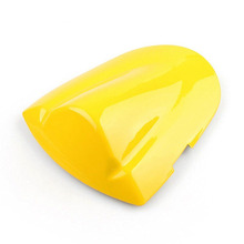 Желтое заднее сиденье для мотоцикла, жесткое сиденье для пассажира, обтекатель для Suzuki K6 GSXR 600 750 2006-2007 2024 - купить недорого