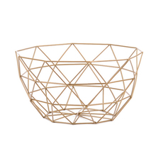 New Nordic Storage Baskets Gold Metal Art Snacks Candy Fruit Basket for Living Room Desktop Kitchen Organizer Basket 2024 - buy cheap
