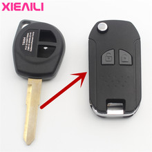 XIEAILI 10Pcs 2Button Modified Flip Folding Remote Key Case Shell For Suzuki SX4/Swift/Jimny Key Fob Case S290 2024 - buy cheap