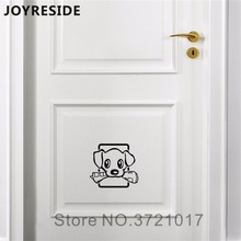 Pet Dog Door Sticker Dorrs Decor House Lovely Cute Wall Decal Decoration Art Design Dogs Patterned Kids Rooms Front Sign M105 2024 - buy cheap
