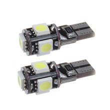 2x T10 Canbus Error Free W5W 5050 SMD 5 LED White Car Side Wedge Light Lamp Bulb 194 168 2024 - buy cheap