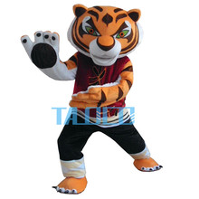 Tigress Tiger Kung Fu Tigre Dos Desenhos Animados Do Traje Da Mascote Fancy Dress Adulto Frete Grátis 2024 - compre barato