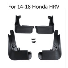 4 pces dianteiro traseiro mud flaps para honda HR-V hrv vezel 2014-2018 mudflaps respingo guardas moldados lama aleta para-lamas fender 2024 - compre barato