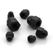 M3 M4 M5 M6 M8 M10 M12 Nylon Dome Acorn Cap Nut Black M4 30PCS 2024 - buy cheap