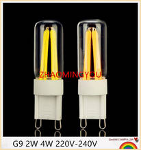 ZHAO 1PCS LED Lamp G9 2W 4W Dimmable LED Filament G9 Bulb 220V 230V Crystal Chandelier LED Lamps Light Replace Halogen Lights 2024 - buy cheap