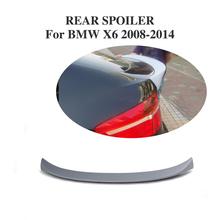 Rear Trunk Boot Lip Spoiler Racing Wing For BMW X6 E71 2008-2014 FRP Unpainted Grey Primer  2024 - buy cheap