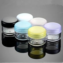 Botella de maquillaje facial de PP con tapa Multicolor, bote de plástico para sombra de ojos, 10 Uds., 5g de gramos 2024 - compra barato