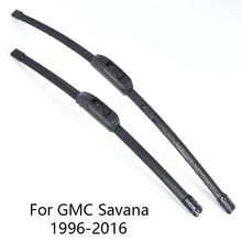 Car Windshield Wiper Blades for GMC Savana form 1996 1997 1998 1999 2000 2001 2002 2003 2004 to 2016 Car Windscreen wiper Rubber 2024 - buy cheap