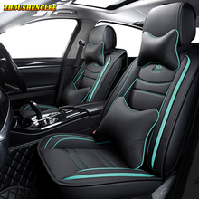 NEW Luxury leather car seat covers For fiat fiorino ford fusion jac s3 s2 lexus gs300 is 250 gx470 nissan x trail car set covers 2024 - buy cheap